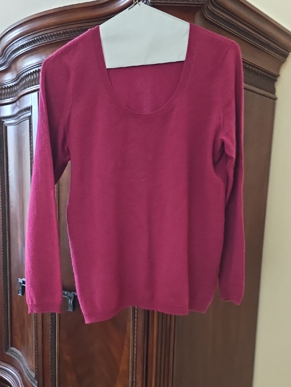 Talbots Pink Scoop Neck Women's Sweater